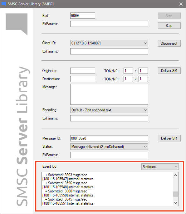 Synchronous performance screenshot